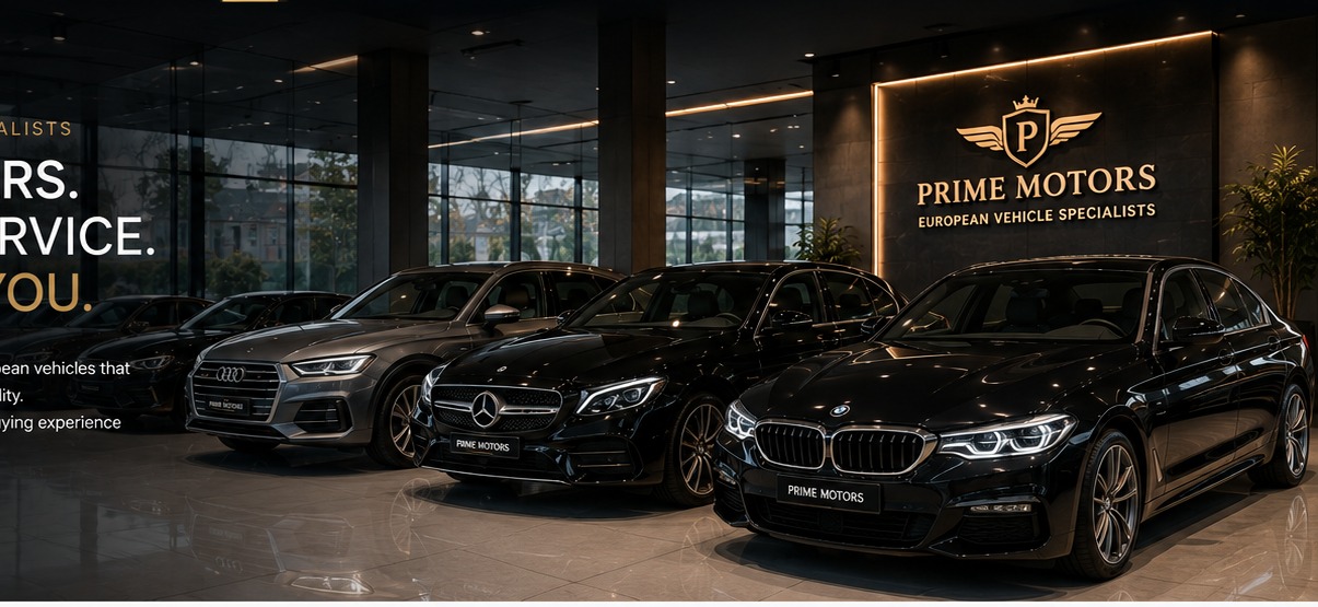 Prime Motors showroom